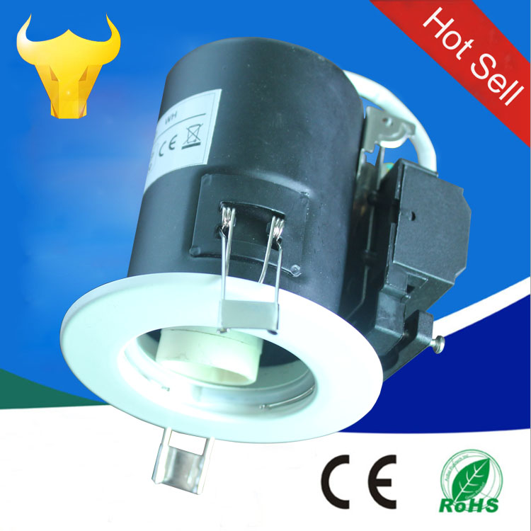 new type recessed die-casting 30/60/90min. fixed fire rated down light