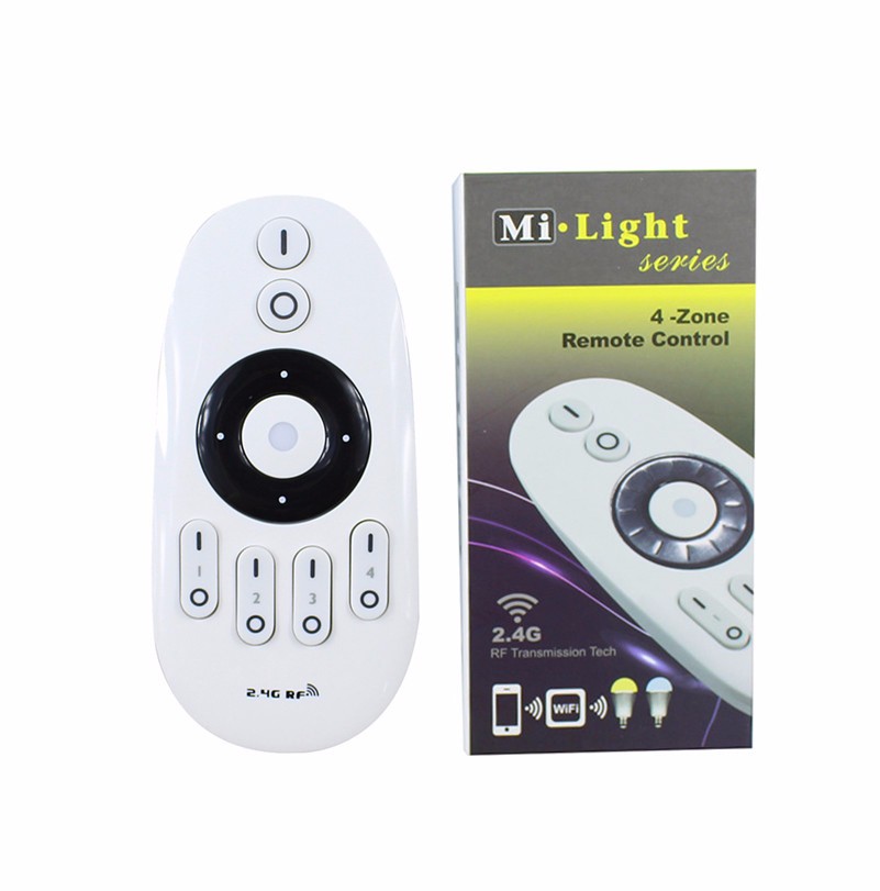 Milight 2.4G 4 Zones RF Remote Control LED Dimmer for Color Temperature / Brightness Adjustable Dimmable