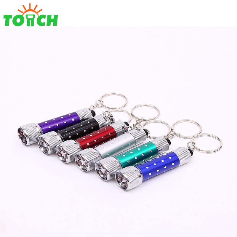 China supplier yiwu factory new product wholesales handheld pocket aluminum alloy mini led key chian flashlight