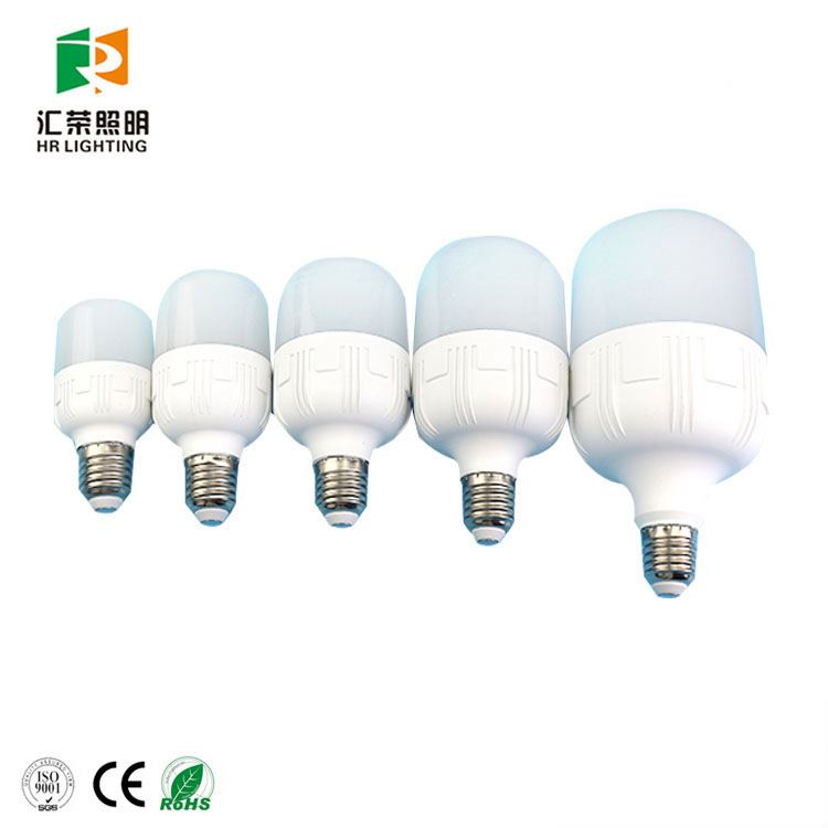 LED high quality 12v 24v 5w 9w 13w 18w 28w 38w E27 T shape LED bulb SKD parts raw material