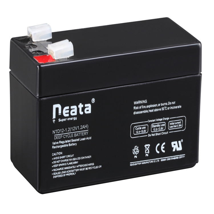 Rechargeable stealed lead acid  12v 1.2ah Voltage and Free Maintenance Type ups battery for computer