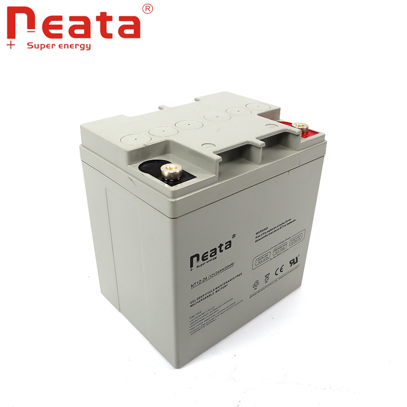 Lead acid battery deep cycle rechargeable12V24ah in ups usage and solar system