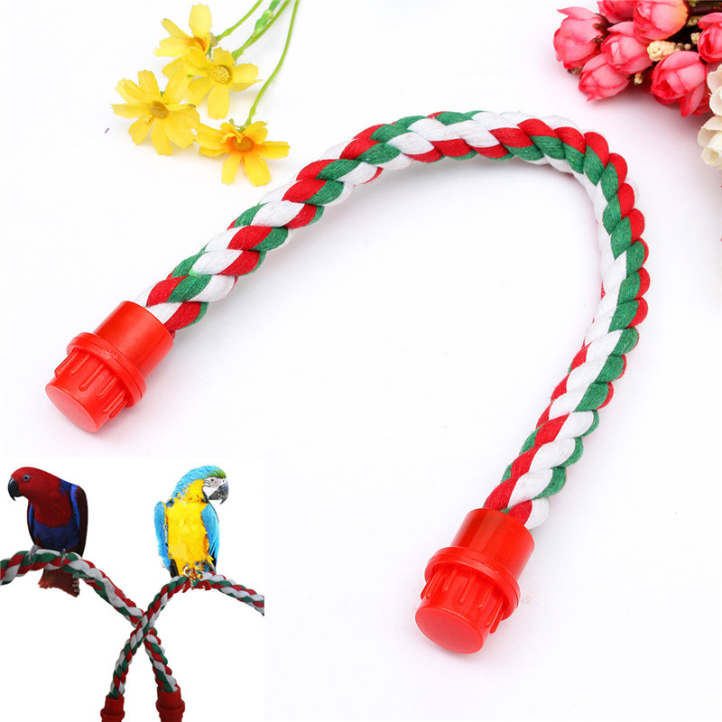 Beautiful Design Parrot Bird Toys Decorative Pet Bird Parrot Standing Rope Cockatiel Parakeet Conure Cage Swing Perch Toy