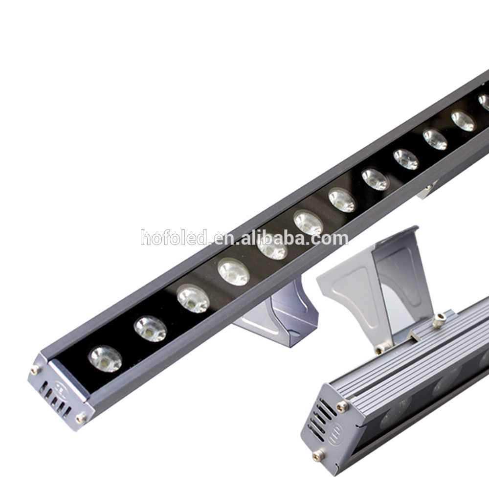 aluminum housing dmx controller 18W LED green wall light wall washer