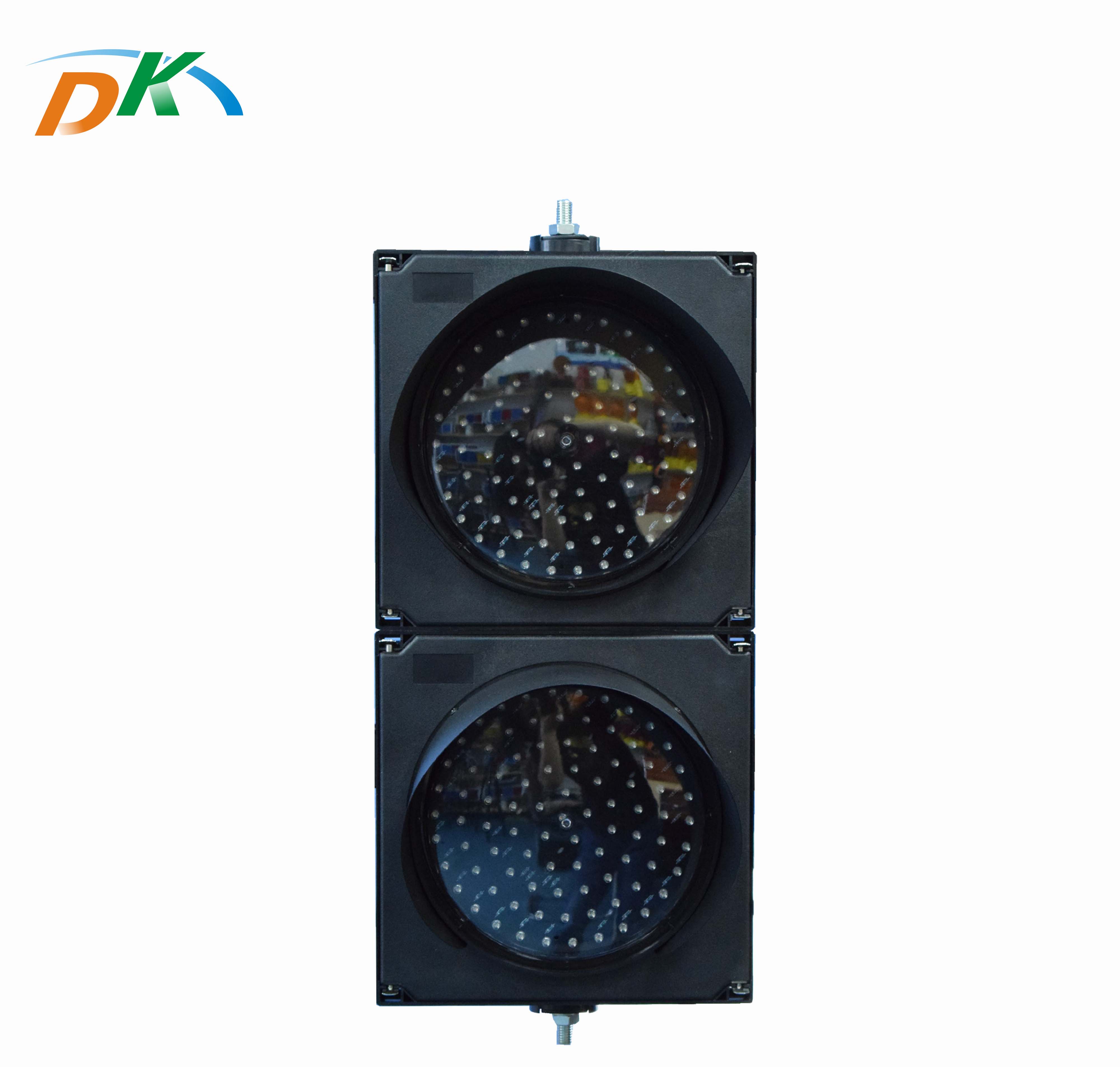 DK LED Supplier IP53 Traffic road safety 200mm Double Yellow Sigal Warning Light