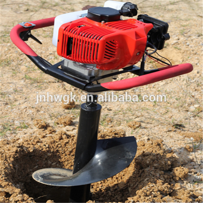 Long spiral ground hole drill earth auger machine for sale