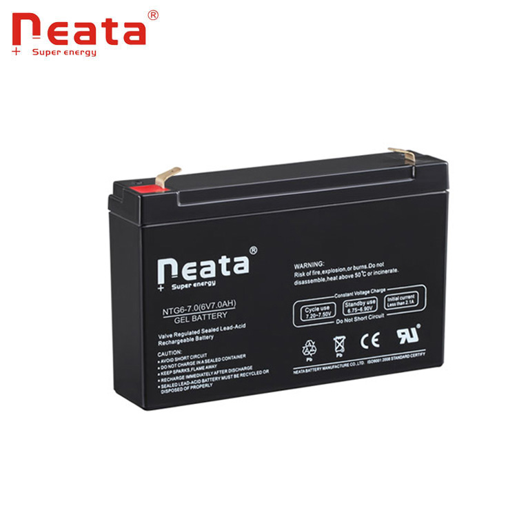 6v7ah rechargeable sealed lead acid battery for emergency lighting battery back up