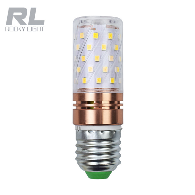 led lamp E27 E14 led bulb light 8w 12w 16w led corn light bulb 220V double color temperature integrated bulb lamp