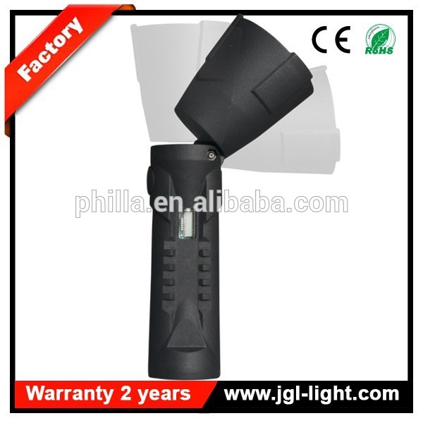 Rechargeable Torch 3w led waterproof police security flashlight