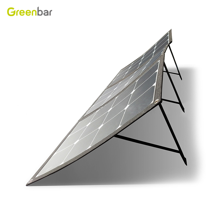 Foldable Solar Charger Sunpower A Grade 120W Folding Solar Panel For 12V Batteries