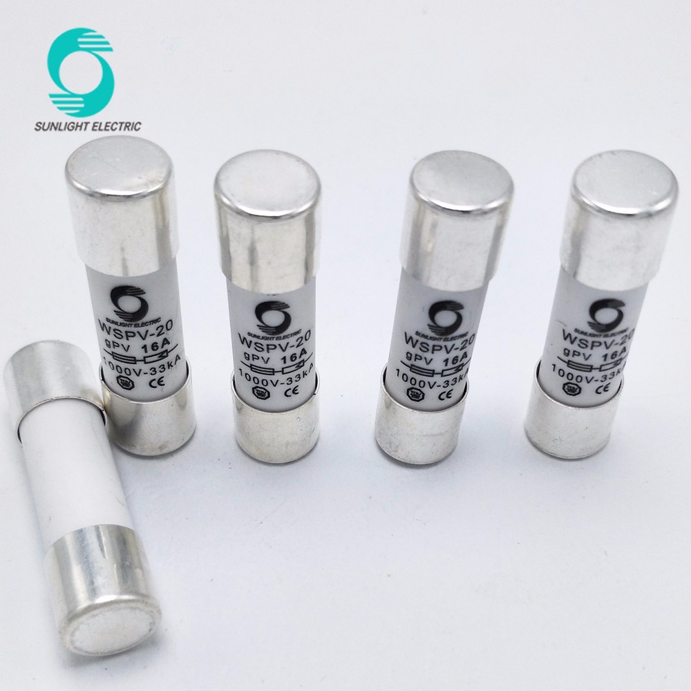 10x38 low voltage IEC porcelain thermal fuse