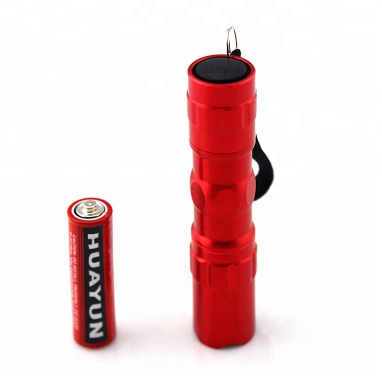 Mini Aluminum Torch AA Battery LED Flashlight