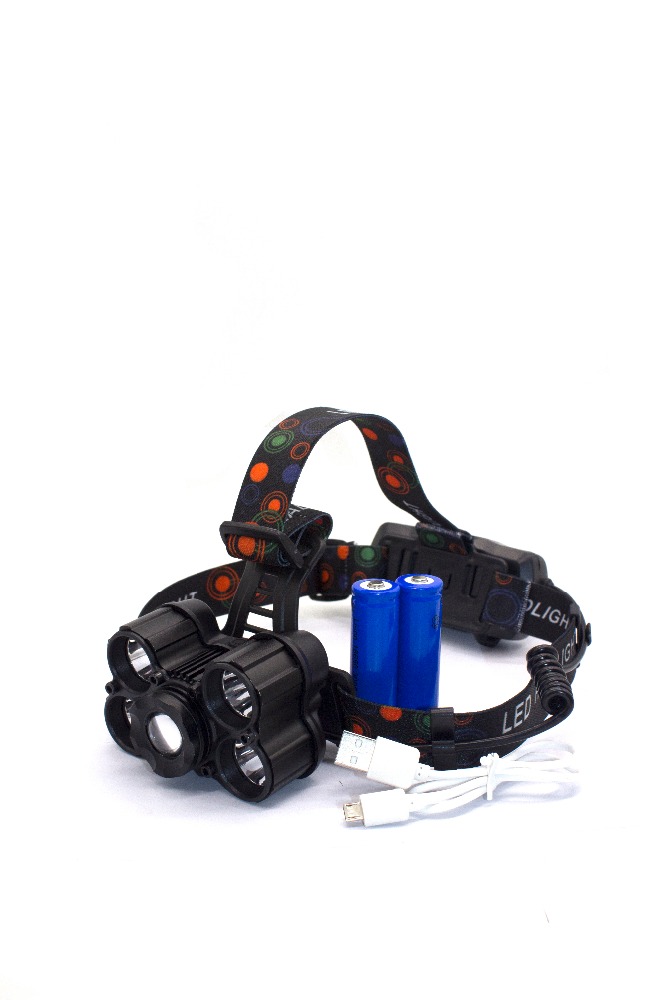 Factory 5 XML-T6 led lights hunting mining USB headlamp with 18650 rechargeable batteries