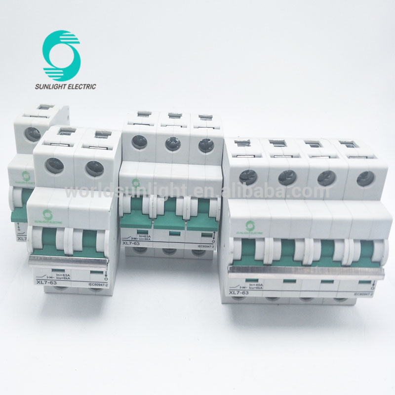IEC 60947-2 approval 250VDC 500VDC 750VDC 1000VDC 1200VDC 6kA 63 amp dc mini circuit breaker prices mcb