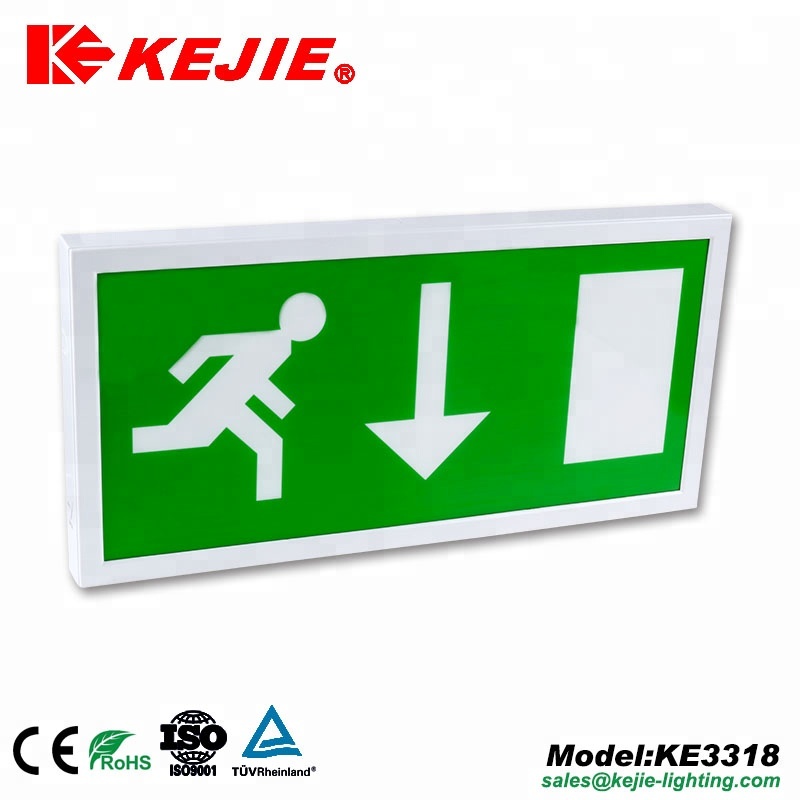 2018 hot sale mantained double side LED emergency exit sign light