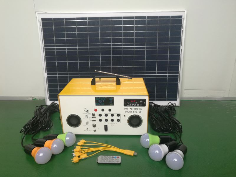 Guangzhou felicity 60w Solar Energy home Systems with solar panel solar power system
