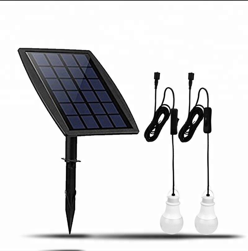 Woqinfeng QF-165 Mini solar light kits LED bulbs solar light bulb kit for home indoor outdoor shed