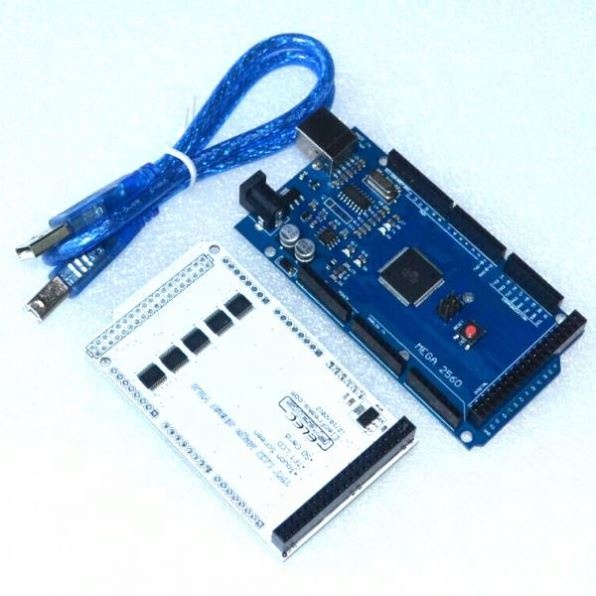 TFT 3.2 inch Mega Touch LCD Expansion Board Shield + Mega 2560 R3 with usb cable for kit