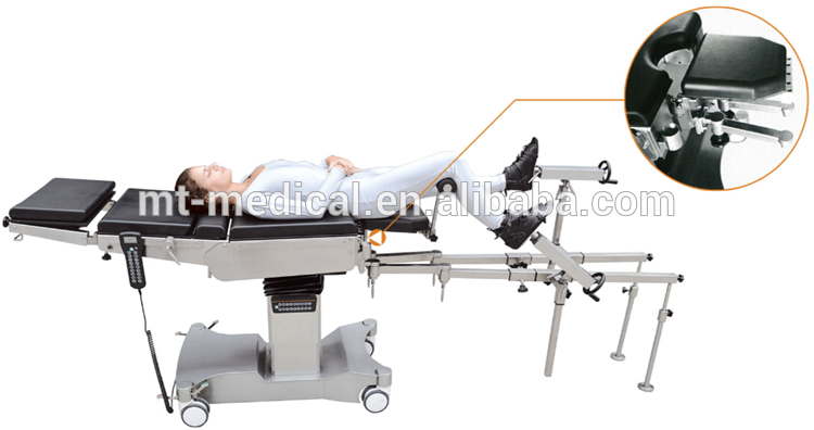 Multi functional electric operating table stainless steel table frame electric operation table