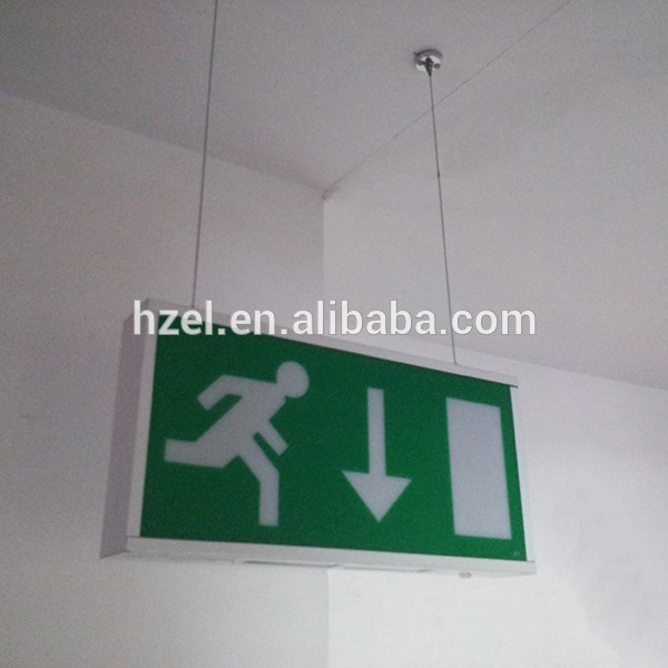 Rechargeable Emergency LED Lamp Emergency Exit Light Fluorescent 8W Emergency Exit Sign