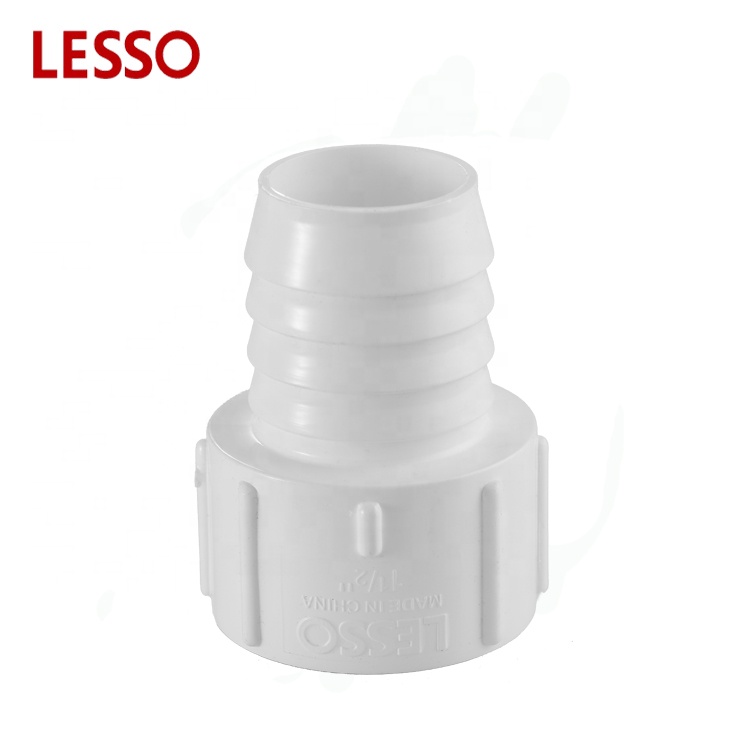 LESSO ASTM standard PVC SCH 40 Schedule 40 fittings pvc pipe fittings insert adapter