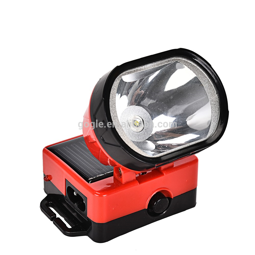 900T 1W high quality Solar head lamp rechargeable Solar head lamp