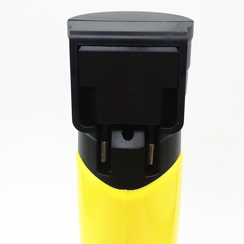 plastic led rechargeable flashlight with brazil plug torch