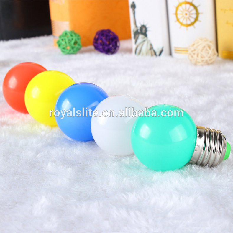 Aluminum+Plastic E27/B22 RGB LED Global Color Bulb