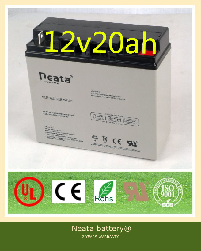 VRLA UPS battery 12V18ah 20ah maintenance-free AGM storage battery for inverter, portable electric tools, solar