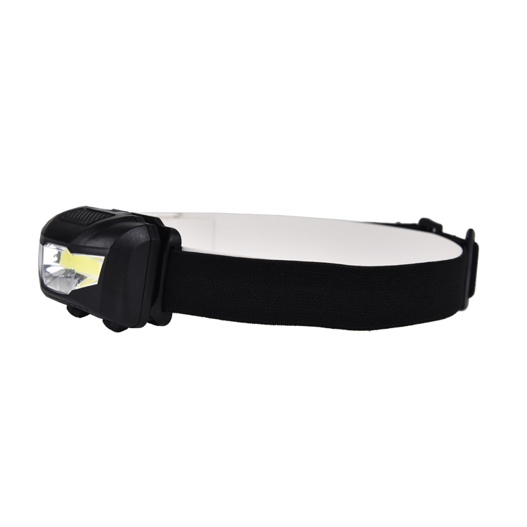 1.8W COB 3*AAA Battery White Light Mini Running Headlamp Camping LED Head Lamps