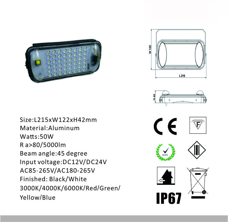 Good quality High lumens Waterproof IP67 Line Driver Flood Light