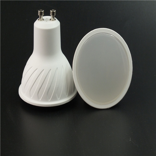 H58 2700-6500K Plastic with Aluminum inside+cover 5w gu10 led spotlight