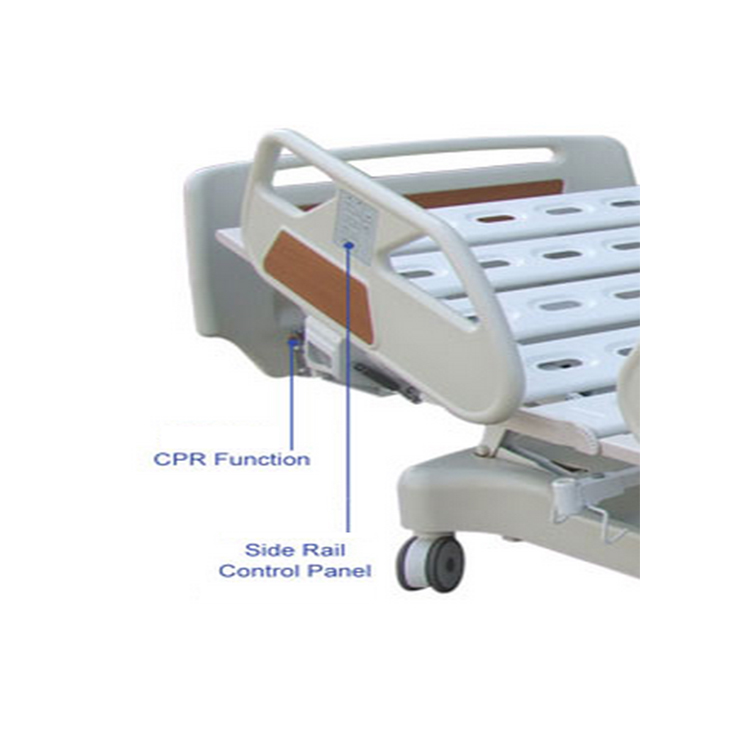 5 Functions hospital electric nursing bed ICU Hospital  Bed