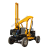 Wheels Guardrail  Pile Driver pile drilling machine steel sheet pile korea