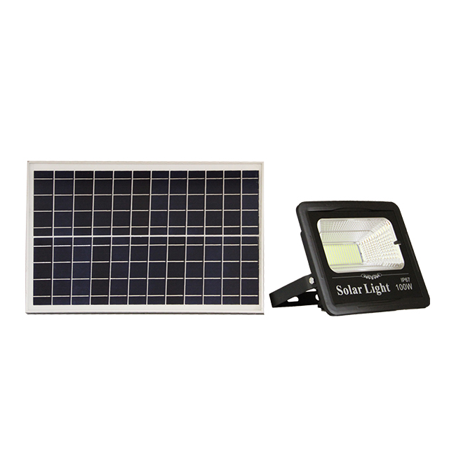 Waterproof 100 watt new design solar lef flood lamps