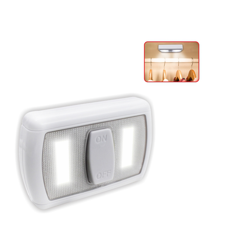 COB Night Lamp LED Switch Light 4*AAA Battery Operated Magnet Emergency Light for Home