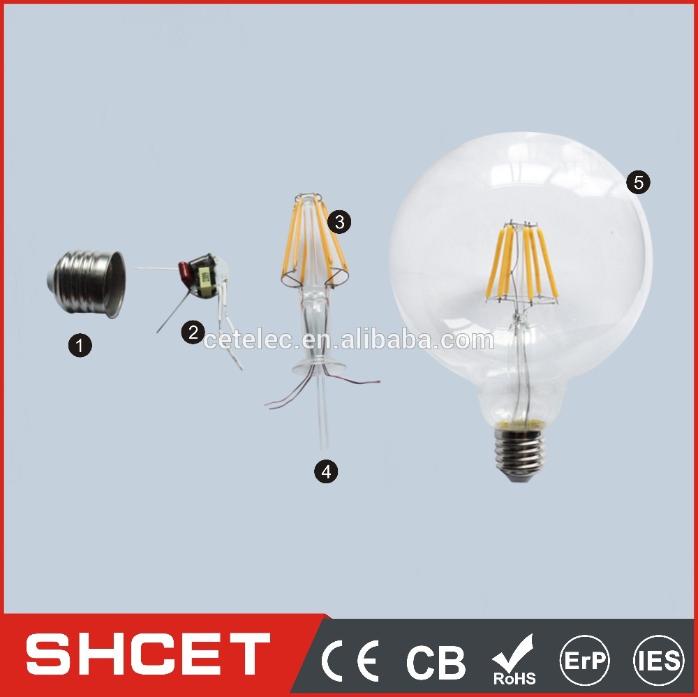 2016 CE CB ROHS CET-g-G95 6W led bulb driver