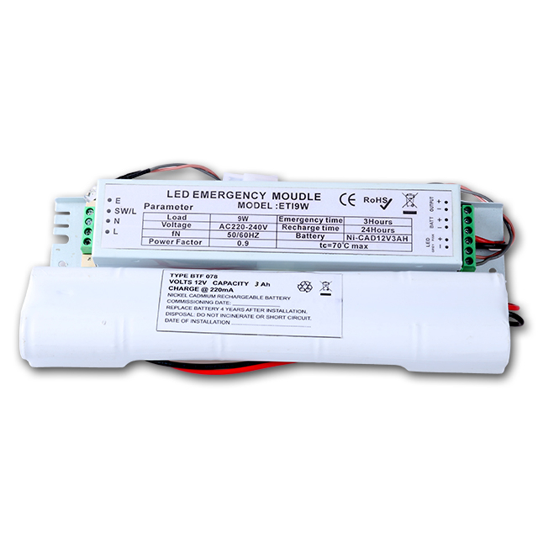 9W to 30W led emergency moudle