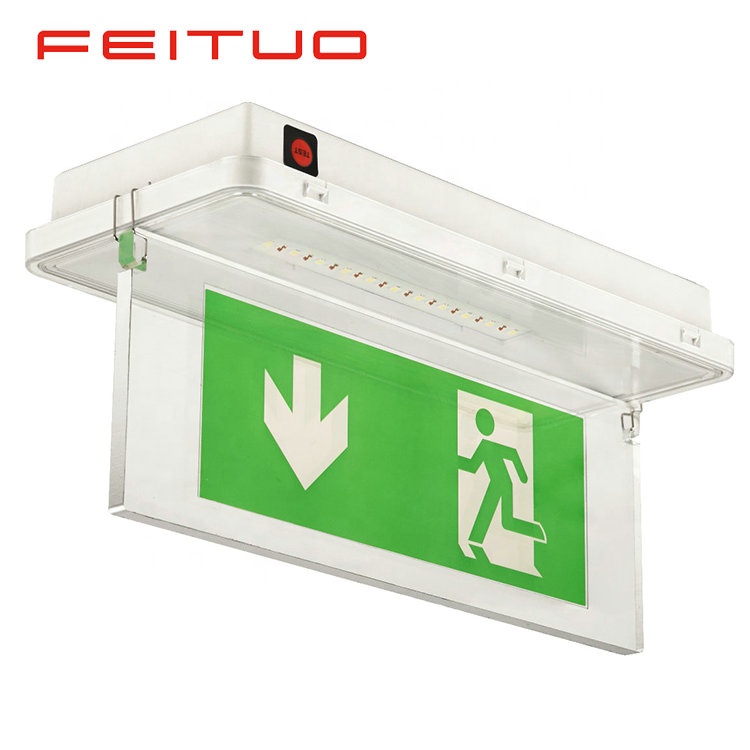 New high quality slim type fire exit signs with lights