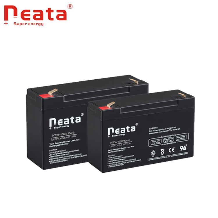 Rechargeable lead acid battery 6V 10Ah batteries for security system