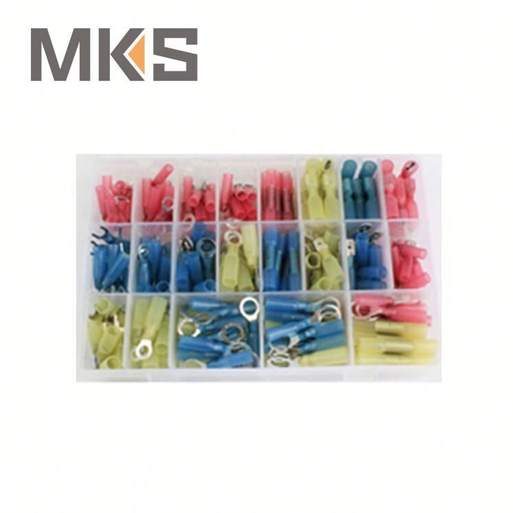 Electrical 50pcs/set kitheat shrink shrinkable Solder seal Wire Terminal Set Kit.