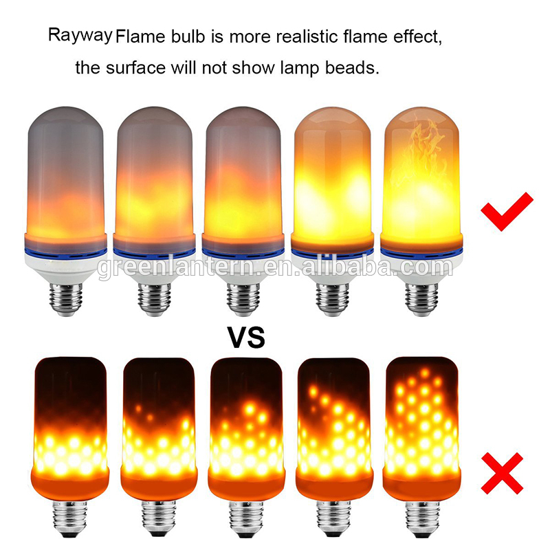 E27 E26 Decorative Flame Light Bulb LED Flickering Fire Effect Flame Bulbs