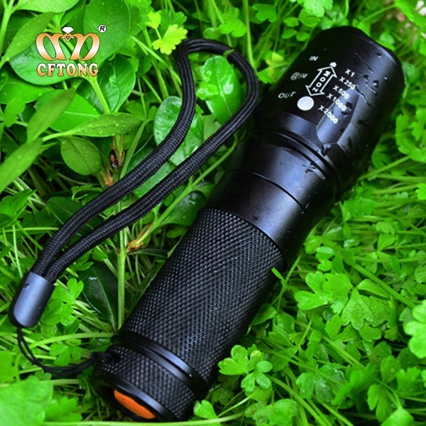 Aluminum Blink 10W T6 XML Zoom SMD Army Police G700 Tactical LED Flashlight