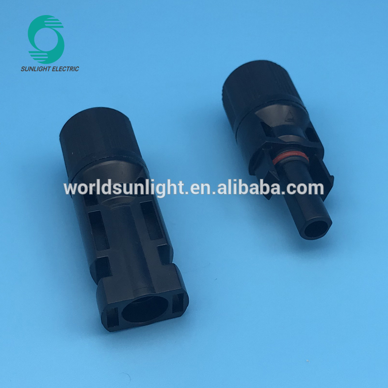 IP67 1000v dc 2.5mm2 ,4mm2 ,6mm2 25A 30A mc4 tyco solar cable connector