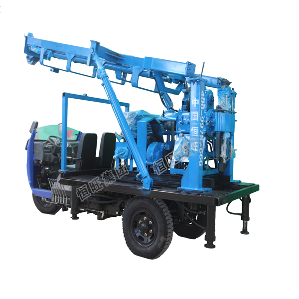 200m depth tricycle water well drilling rig machine