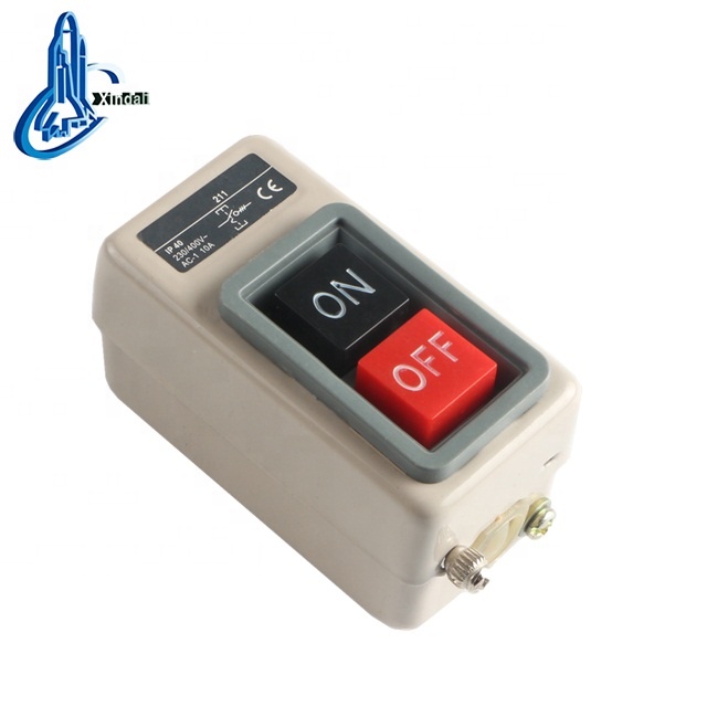 500V on-off plastic switch button box(plastic control box,control box)(BS211B)