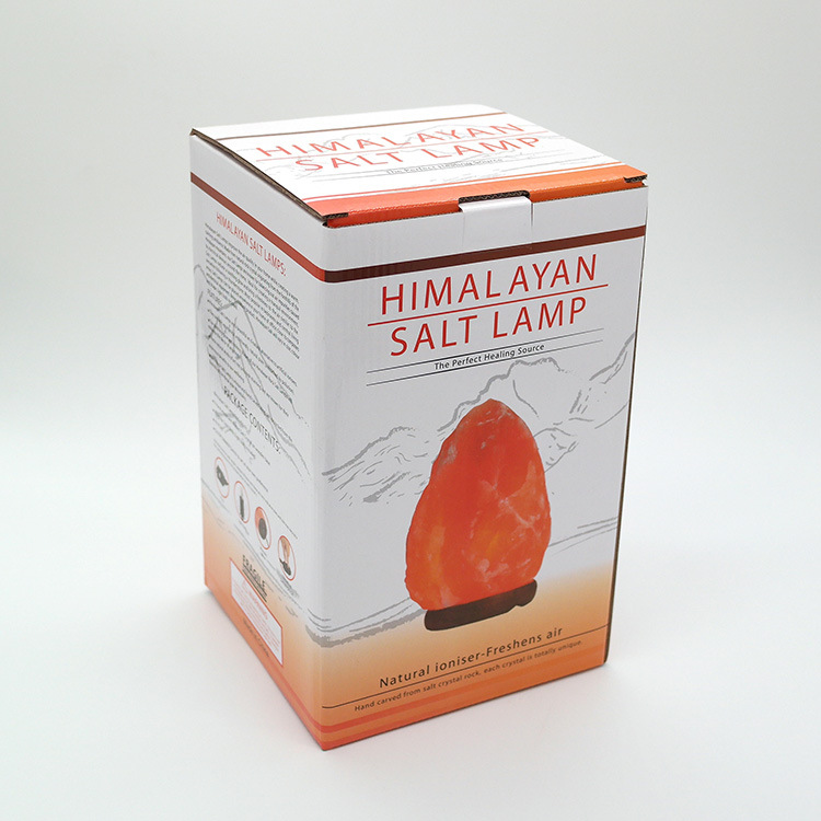 Middle Size 7-9kg Pyramid Salt Lamp Desk Lamp High Quality
