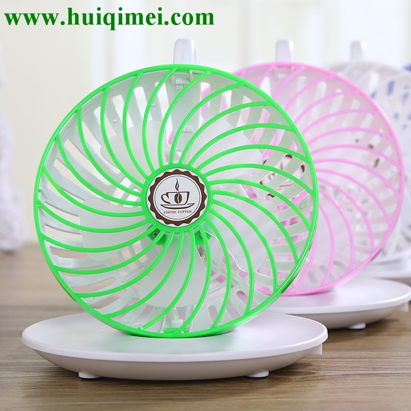 Coffee cup mini fan Cute fashion new product ideas 2018