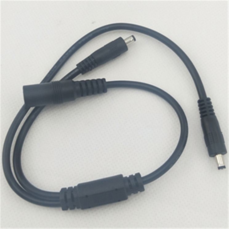 Best Price Black DC 5.5*2.1mm splitter one female to two male cable