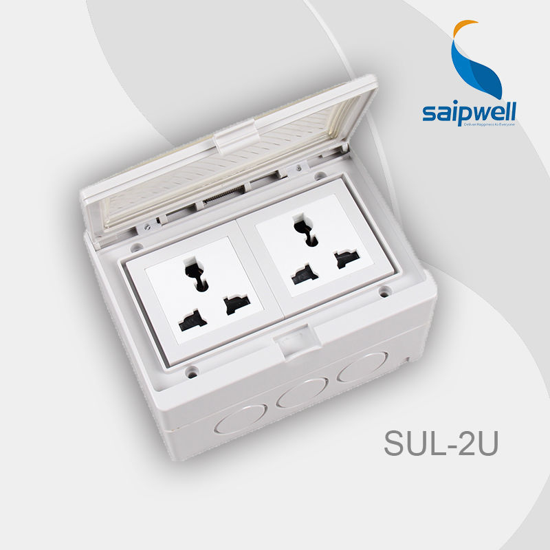 Saipwell Y New Generation National European Standard Socket 110-250V 16A ABS/PC Socket